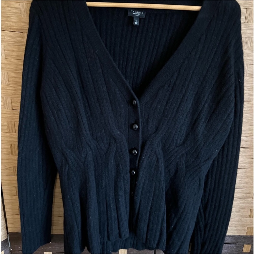 Talbots Black Women’s Sweater 1X